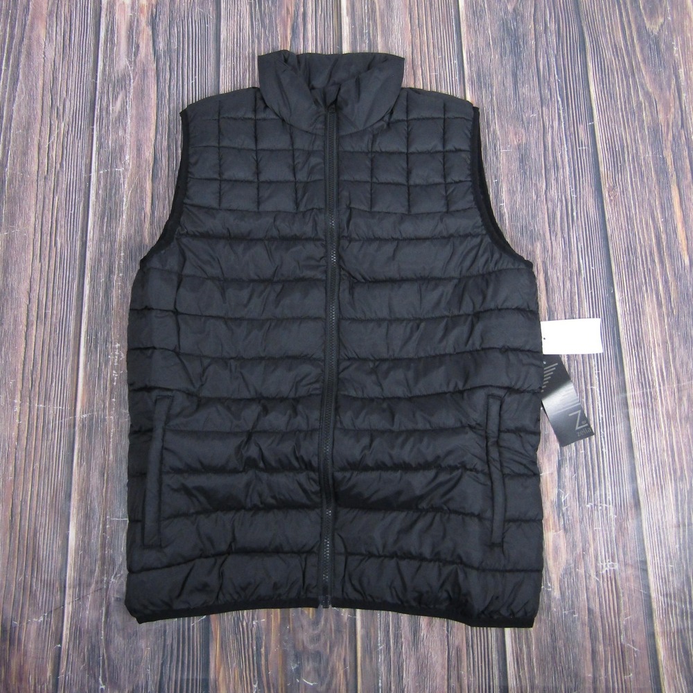 Zella Black Quilted Vest